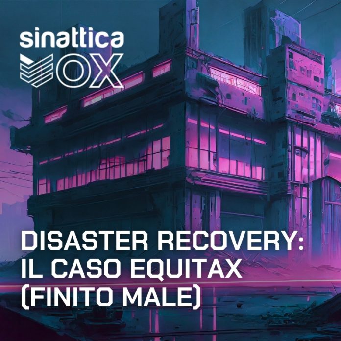 Disaster recovery il caso equitax